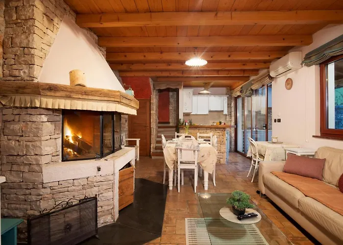 펜션 Poiai Stonehouse With Jacuzzi *